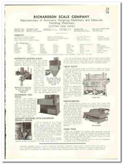 Richardson Scale Company 1941 vintage industrial catalog weighing Richardson Scale Company 1941 vintage industrial catalog weighing