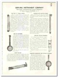 Uehling Instrument Company 1941 vintage industrial catalog gauges