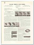 Taylor Forge Pipe Works 1941 vintage industrial catalog seamless