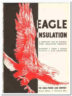 Eagle-Picher Lead Company 1941 vintage insulation catalog mineral wool