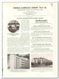 Federal-American Cement Tile Company 1941 vintage roofing catalog slab Federal-American Cement Tile Company 1941 vintage roofing catalog slab