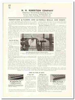 H H Robertson Company 1941 vintage flooring catalog Q-Floors Q-Panels H H Robertson Company 1941 vintage flooring catalog Q-Floors Q-Panels