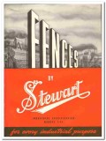 Stewart Iron Works Company 1941 vintage fence catalog industrial Stewart Iron Works Company 1941 vintage fence catalog industrial