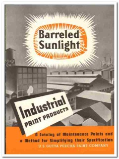 U S Gutta Percha Paint Company 1941 vintage catalog Barreled Sunlight U S Gutta Percha Paint Company 1941 vintage catalog Barreled Sunlight