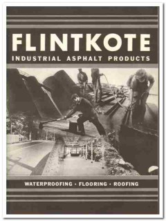 Flintkote Company 1941 vintage paint catalog waterproofing asphalt Flintkote Company 1941 vintage paint catalog waterproofing asphalt