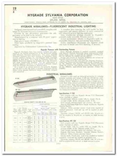 Hygrade Sylvania Corp 1941 vintage electrical catalog Fluorescent