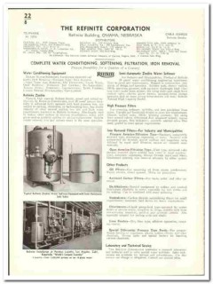 Refinite Corp 1941 vintage plumbing catalog water conditioning soften Refinite Corp 1941 vintage plumbing catalog water conditioning soften