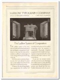Ludlow Typograph Company 1930 vintage printing catalog Composition