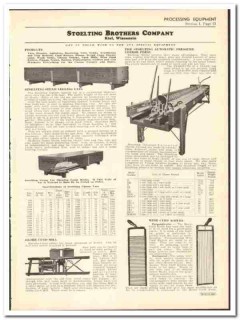Stoelting Brothers Company 1936 vintage dairy catalog cheese press vat