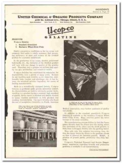 United Chemical Organic Products Company 1936 vintage dairy catalog