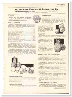 Blanke-Baer Extract Preserving Company 1936 vintage dairy catalog Blanke-Baer Extract Preserving Company 1936 vintage dairy catalog