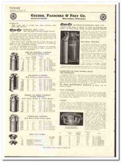 Geuder Paeschke Frey Company 1936 vintage dairy catalog milk cans