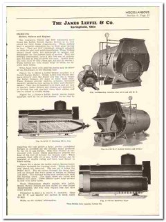 James Leffel Company 1936 vintage heating catalog boiler stoker