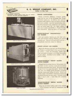 R G Wright Company 1946 vintage dairy catalog Pasteurizer can washer