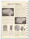 General Dairy Equipment Company 1946 vintage catalog Pasteurizer Churn