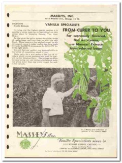 Masseys Inc 1946 vintage dairy catalog vanilla extract specialists