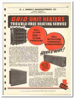 D J Murray Mfg Company 1946 vintage heating catalog grid unit dairy D J Murray Mfg Company 1946 vintage heating catalog grid unit dairy