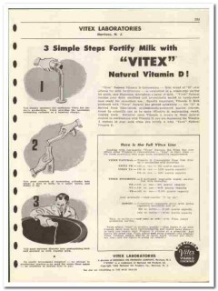 National Oil Products Company 1946 vintage dairy catalog Vitex Labs