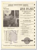 Sparkler Mfg Company 1946 vintage dairy catalog milk filters hot cold Sparkler Mfg Company 1946 vintage dairy catalog milk filters hot cold