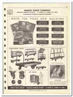 Market Forge Company 1946 vintage industrial catalog dairy trucks