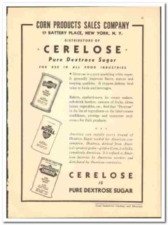Corn Products Refining Company 1942 vintage food catalog Cerelose Corn Products Refining Company 1942 vintage food catalog Cerelose