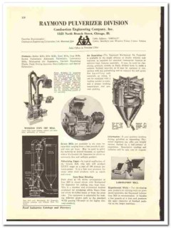 Combustion Engineering Company 1942 vintage industrial catalog Raymond Combustion Engineering Company 1942 vintage industrial catalog Raymond
