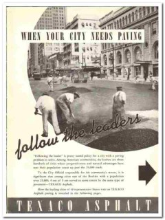 Texas Company 1941 vintage road catalog asphalt city paving Texaco Texas Company 1941 vintage road catalog asphalt city paving Texaco
