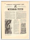 Hydraulic Development Corp 1941 vintage municipal catalog Hydro-Tite Hydraulic Development Corp 1941 vintage municipal catalog Hydro-Tite