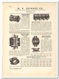 M B Skinner Company 1941 vintage municipal catalog pipe repair clamps M B Skinner Company 1941 vintage municipal catalog pipe repair clamps