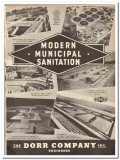 Dorr Company 1941 vintage municipal catalog modern sanitation sewage Dorr Company 1941 vintage municipal catalog modern sanitation sewage