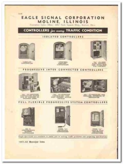 Eagle Signal Corp 1941 vintage municipal catalog traffic controllers Eagle Signal Corp 1941 vintage municipal catalog traffic controllers