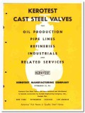 Kerotest Mfg Company 1954 vintage oil gas catalog oilfield valves Kerotest Mfg Company 1954 vintage oil gas catalog oilfield valves