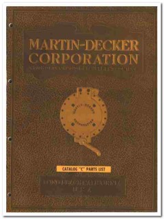 Martin-Decker Corp 1954 vintage oil gas catalog oilfield instruments Martin-Decker Corp 1954 vintage oil gas catalog oilfield instruments