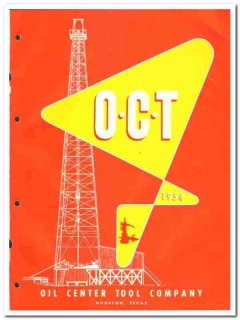 Oil Center Tool Company 1954 vintage catalog oilfield well head O-C-T
