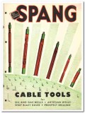 Spang Company 1954 vintage oil gas catalog oilfield wells cable tools