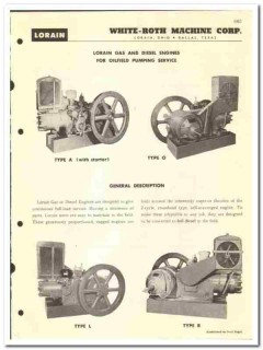 White-Roth Machine Corp 1954 vintage oil gas catalog oilfield Lorain White-Roth Machine Corp 1954 vintage oil gas catalog oilfield Lorain