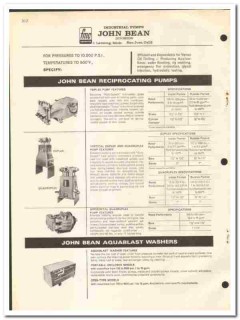 FMC Corp 1970 vintage oil gas catalog oilfield pumps John Bean