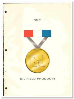 Byron Jackson Inc 1970 vintage oil gas catalog oilfield products BJ