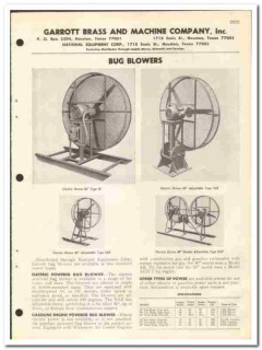 Garrott Brass Machine Company 1970 vintage oil gas catalog oilfield