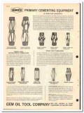 Gem Oil Tool Company 1970 vintage catalog oilfield cementing Gemoco Gem Oil Tool Company 1970 vintage catalog oilfield cementing Gemoco
