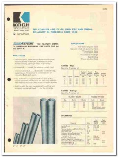 Koch Products Company 1970 vintage oil catalog oilfield pipe tubing Koch Products Company 1970 vintage oil catalog oilfield pipe tubing