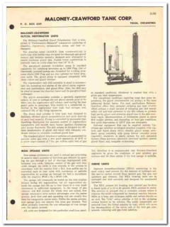 Maloney-Crawford Tank Corp 1970 vintage oil gas catalog oilfield units