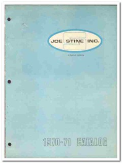 Joe Stine Inc 1970 vintage oil gas catalog oilfield drilling Rucker Joe Stine Inc 1970 vintage oil gas catalog oilfield drilling Rucker