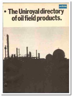 Uniroyal Inc 1970 vintage oil gas catalog oilfield hose Royal Uniroyal Inc 1970 vintage oil gas catalog oilfield hose Royal
