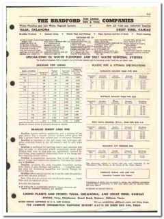 Bradford Companies 1957 vintage oil catalog oilfield water flooding