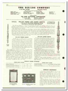 Dia-Log Company 1957 vintage oil catalog oilfield tubing casing survey
