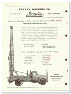 Franks Machine Company 1957 vintage oil gas catalog oilfield drilling Franks Machine Company 1957 vintage oil gas catalog oilfield drilling