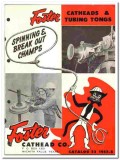 Foster Cathead Company 1957 vintage oil catalog oilfield tubing tongs