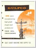 Gulf Coast Machine Supply Company 1955 vintage oil catalog oilfield