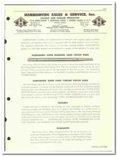 Harrisburg Sales Service Inc 1955 vintage oil gas catalog oilfield